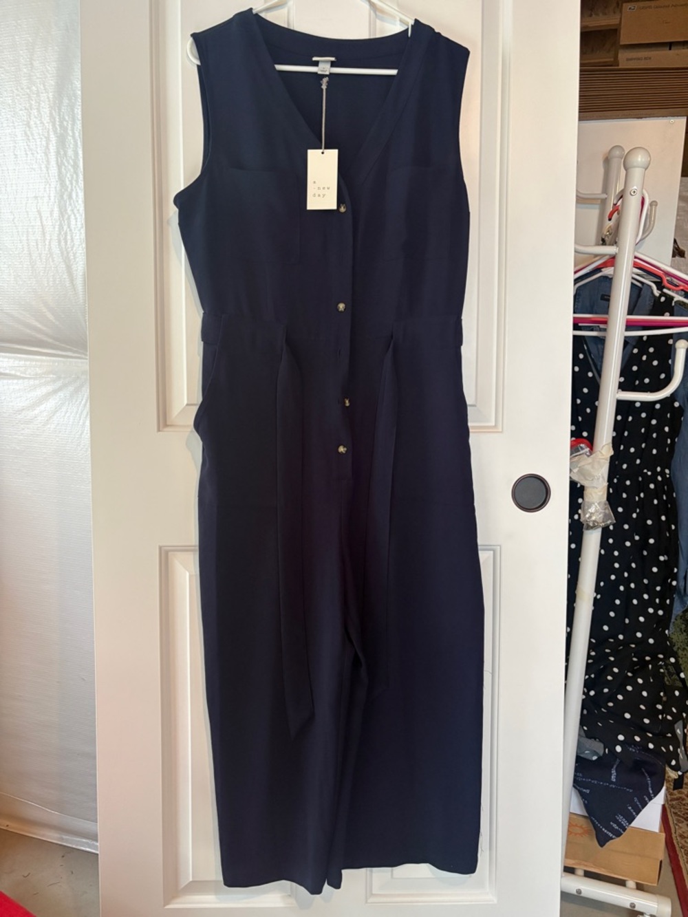 a new day Navy Jumpsuit